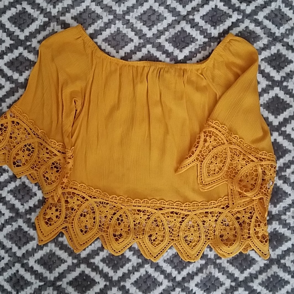 Boho off the shoulder top